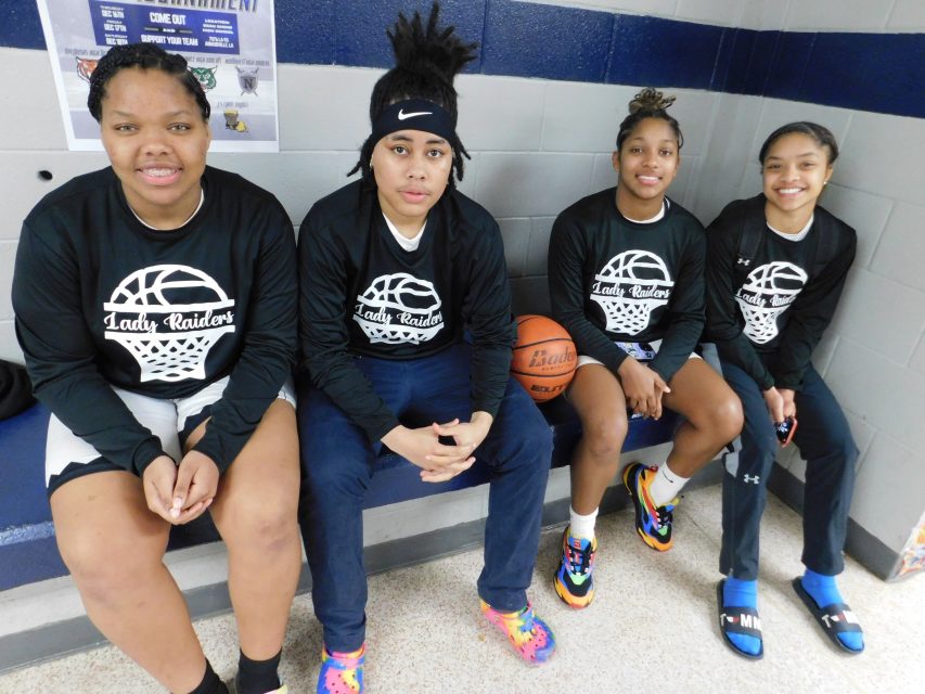 These Northwest High senior girls played a final regular season game Monday night