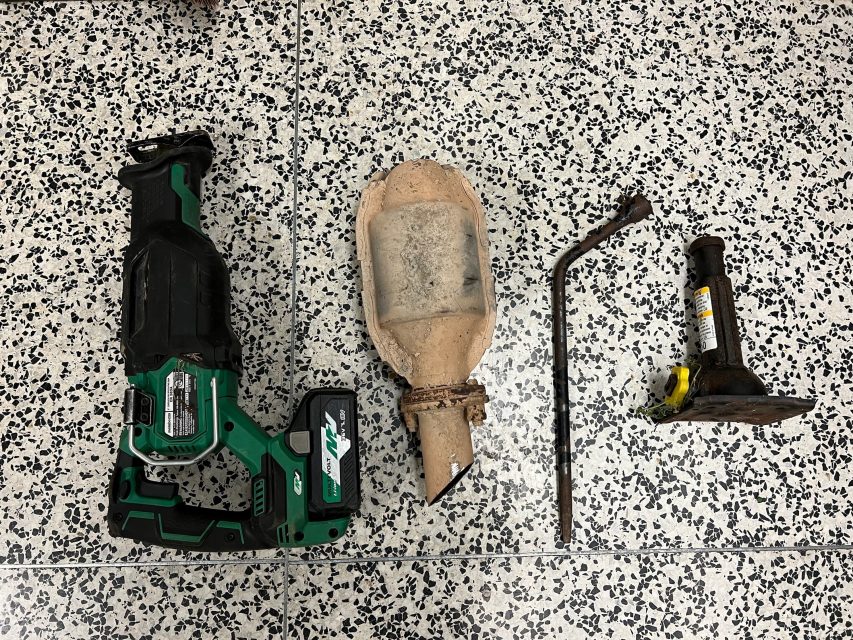 items from Ethan Ryder arrest
