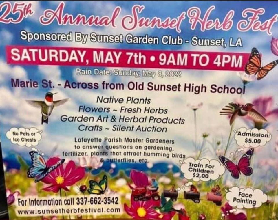 Sunset Herb and Garden Festival » St. Landry Now Online Newspaper