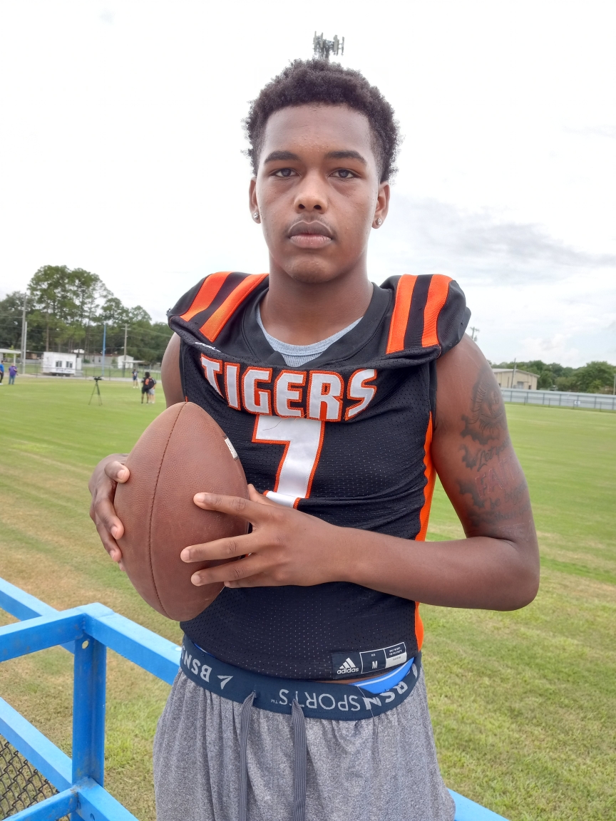 Opelousas High linebacker Cory Amos.
