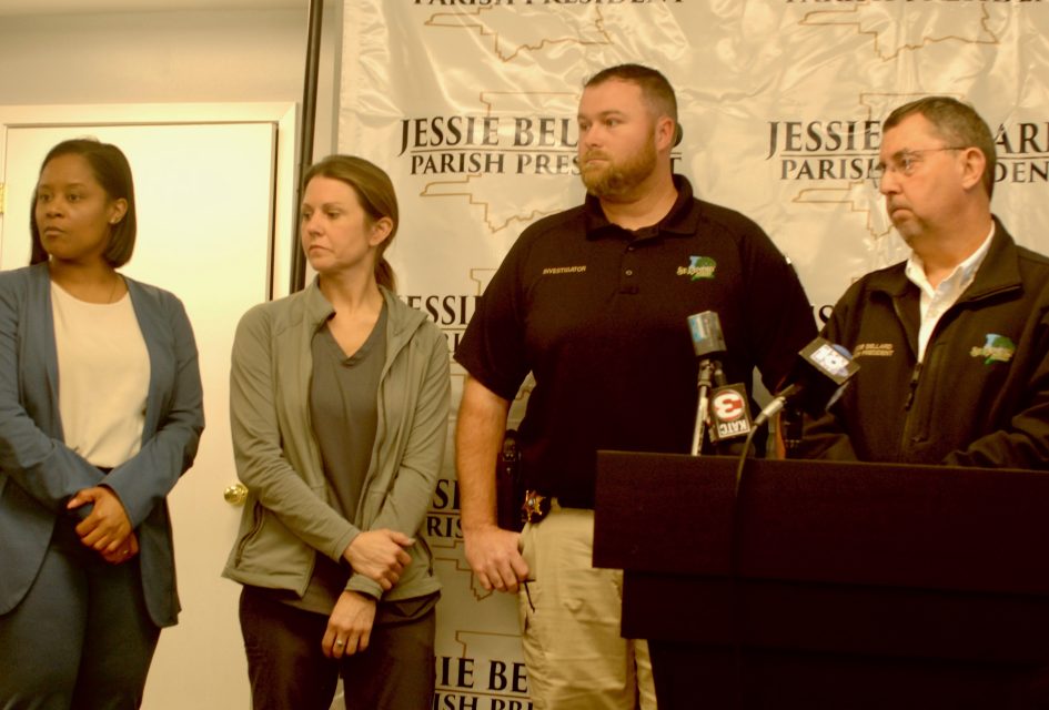 St. Landry Parish President Jessie Bellard Monday on the concerns of