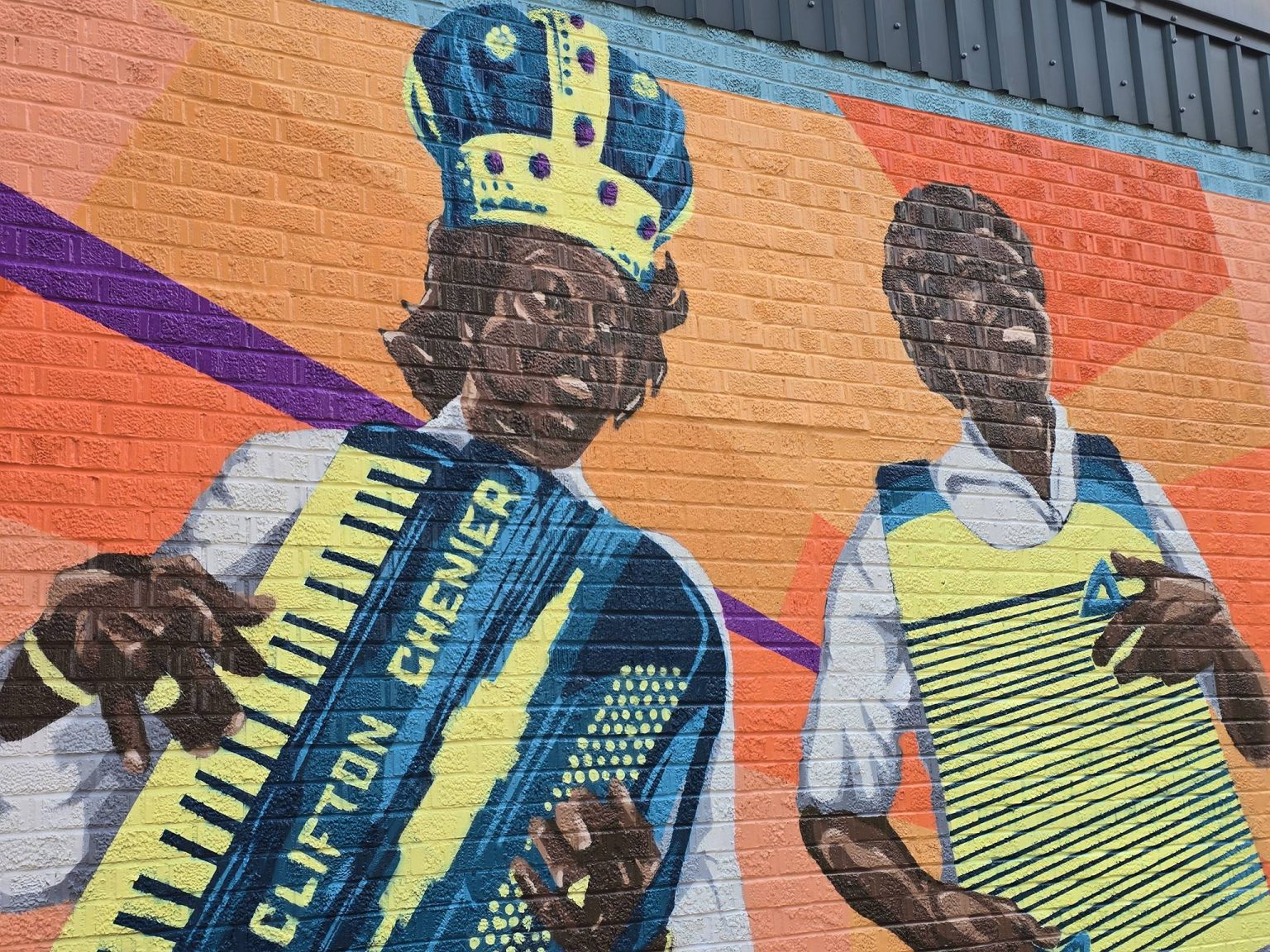 Chemier Mural Of Clifton and Cleveland Chenier Unveiled At Rubboard Capitol ...